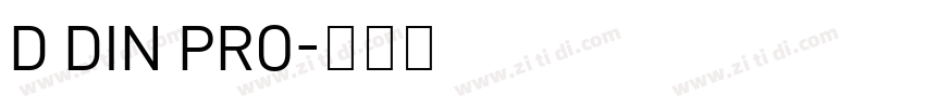 D DIN PRO字体转换